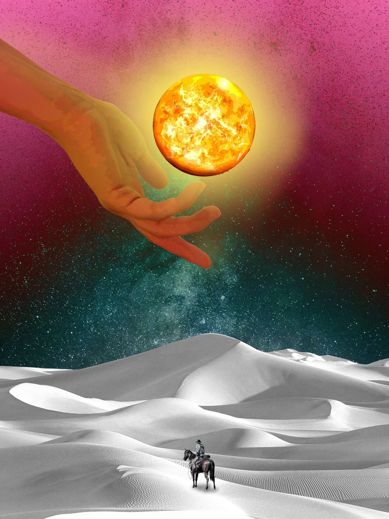 Desert Dune -  Minimalist Surreal Digital Print